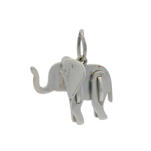 Tiffany & Co Save The Wild Collection 925 Sterling Silver 3D Elephant Charm Pendant (2)