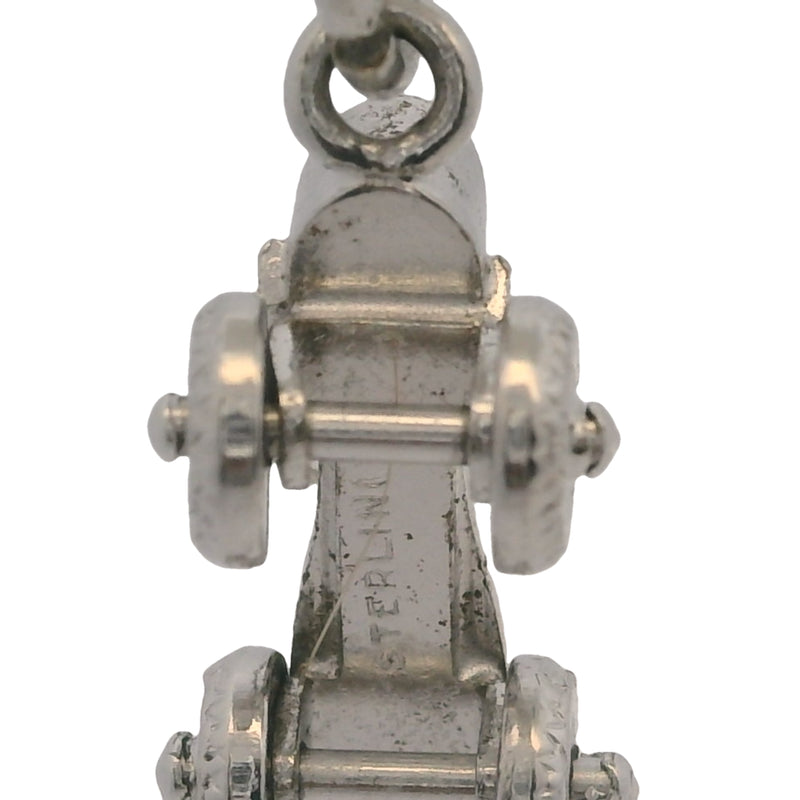 Vintage 925 Sterling Silver Roller skate Rollerblading Charm