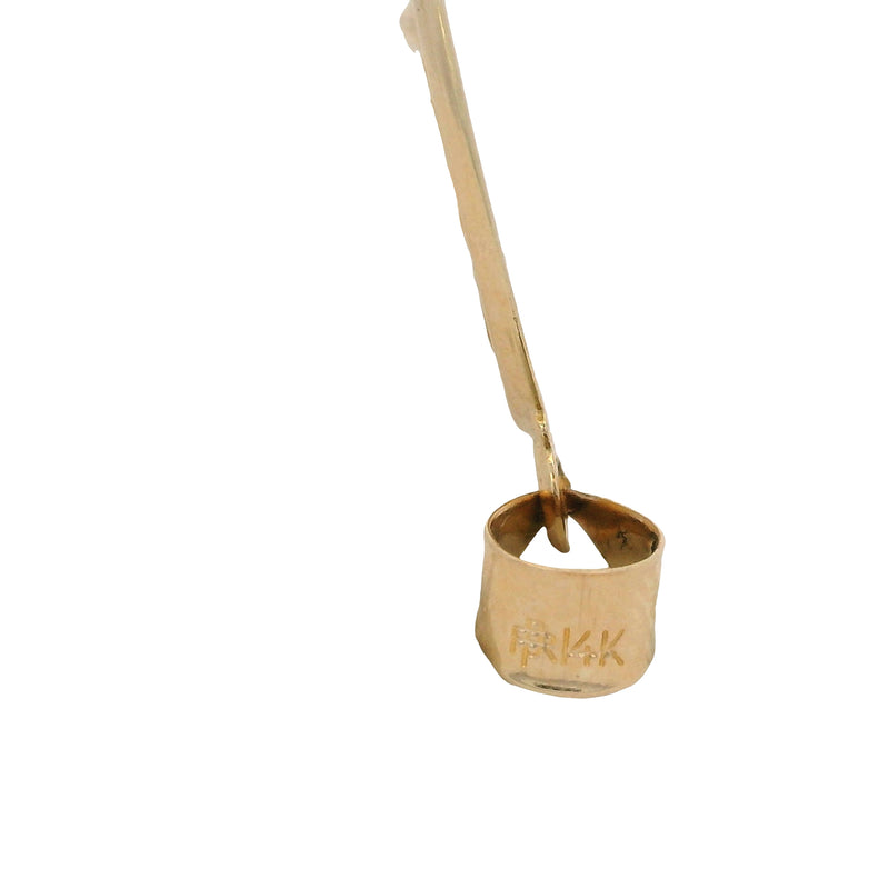 Solid 14kt Yellow Gold Jesus Christ Crown of Thorns Medallion Necklace Pendant