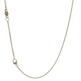 Solid 18kt Yellow Gold Georg Jensen 18" Cable Chain