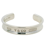 Vintage 1997 Retired Tiffany & Co 1837 925 Sterling Silver 12mm Cuff Bracelet 6"