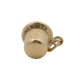 Solid 10kt Yellow Gold Sewing Thimble Crafts Dangle Charm