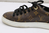Louis Vuitton FrontRow Monogram Canvas Patent Sneakers Womens Size 36/US 6 *READ