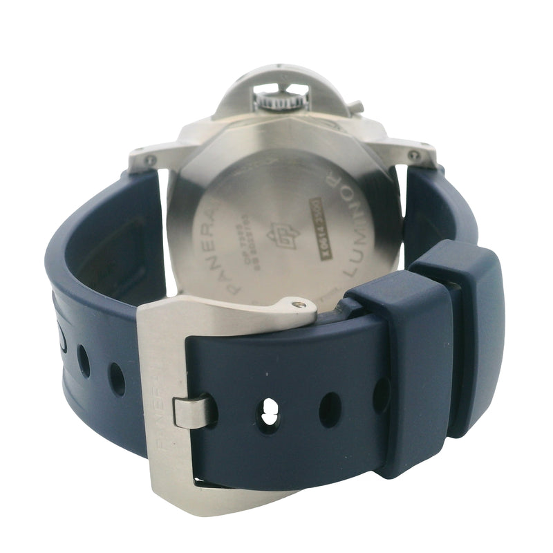 Panerai Luminor Marina PAM03313 2022 Blue Dial Steel Watch 44mm Box & Papers