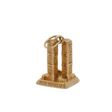 Solid 14kt Yellow Gold 9/11/01 World Trade Center New York Charm