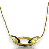 Roberto Coin Solid 18kt Yellow Gold "Chic and Shine" 37" Oval Station Necklace Made in Italy