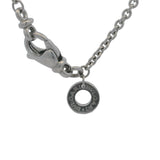 Bulgari Bvlgari Solid 18kt White Gold Classic Spring B.zero1 16" Necklace Made in Italy