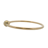 Pandora Moments Solid 14kt Yellow Gold Bangle Bracelet 6.7"