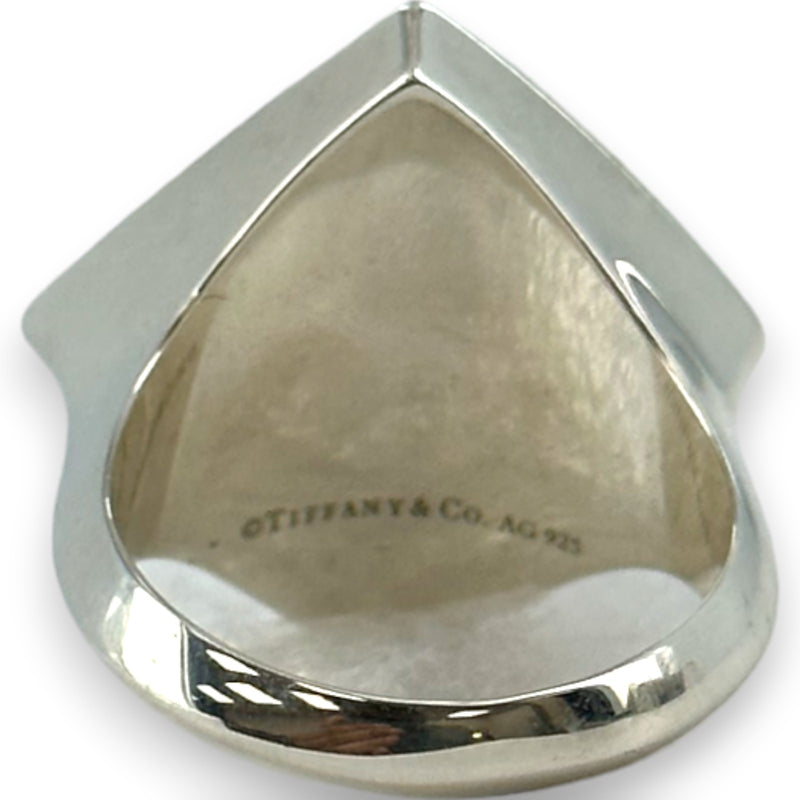 Tiffany & CO Signed RARE Out Of Retirement Collection Collaboration with Dover Street Market 925 Sterling Silver Pyramid Size 8 Ring