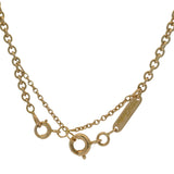 Vintage Cartier Solid 18kt Tri-Tone Gold Small Model Trinity 3 Ring Necklace 16.75"