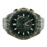 Citizen Solar Radio E660 A18SR04 44mm Dial Eco Drive Black Stainless Steel Watch