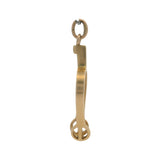 Vintage Solid 14kt Yellow Gold Spur Western Dangle Charm