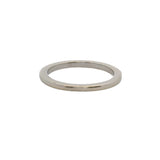 Vera Wang Love 14kt White Gold 1/4ctw Diamond 2mm Stackable Wedding Band Ring