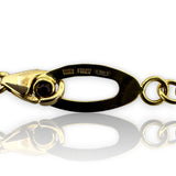 Roberto Coin Solid 18kt Yellow Gold "Chic and Shine" 37" Oval Station Necklace Made in Italy