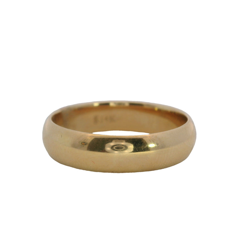 Anillo de bodas clásico de 5 mm en oro amarillo macizo de 14 kt de Blue Nile
