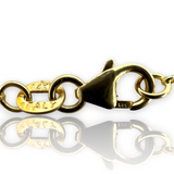 Helen Ficalora Heart Cutout Disk Pendant Charm 14k 585 Yellow Gold Necklace