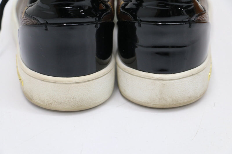 Louis Vuitton FrontRow Monogram Canvas Patent Sneakers Womens Size 36/US 6 *READ