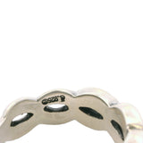 Carolyn Pollack 925 Sterling Silver Turquoise And Coral Chip Braided Crossover Ring Size 10