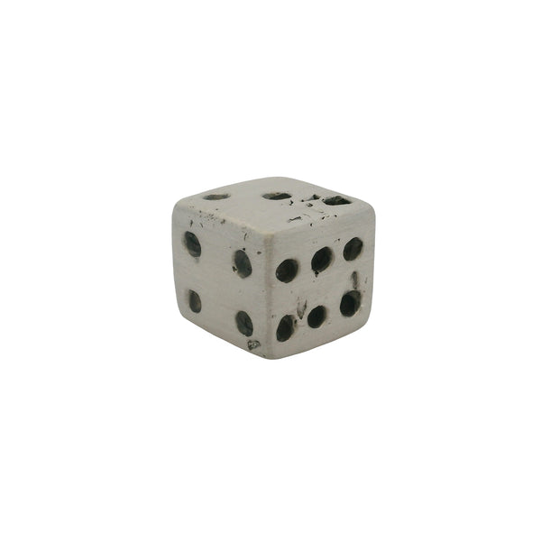 Solid 925 Sterling Silver 6-Sided 20mm Wide Dice