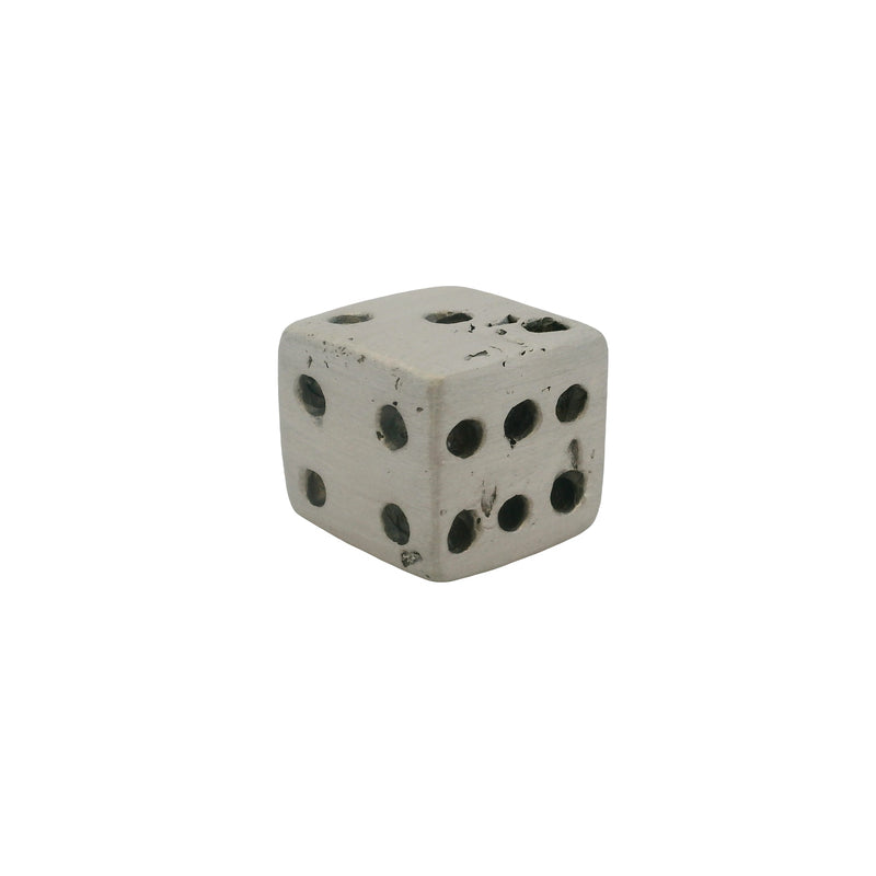 Solid 925 Sterling Silver 6-Sided 20mm Wide Dice
