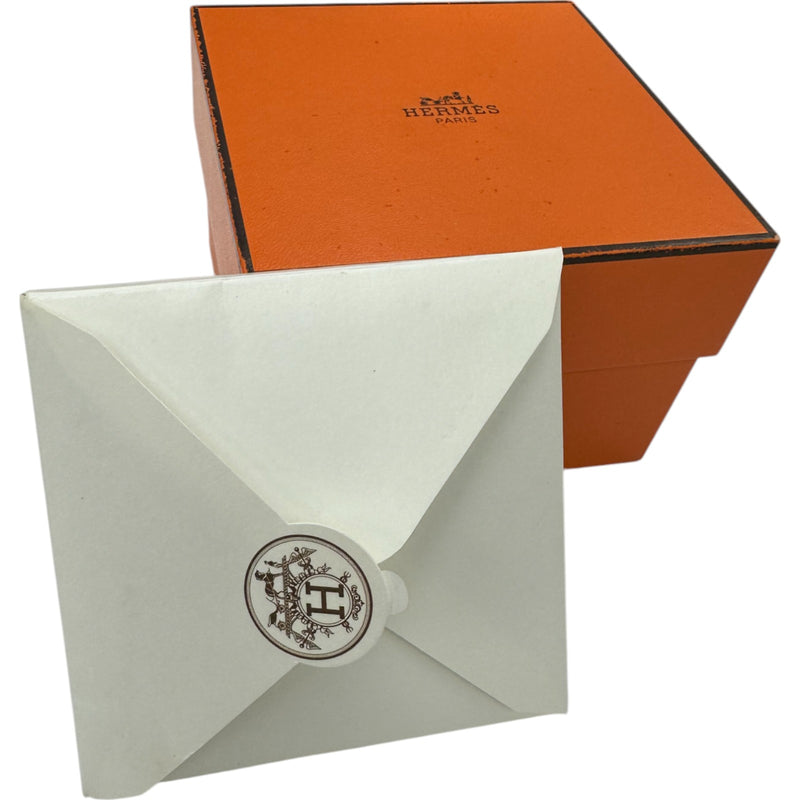 Hermes Clipper CL4.220 24mm Stainless Steel White Dial Watch Box