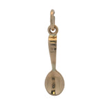Vintage 14kt Yellow Gold Baby Spoon 3D Dangle Charm