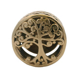 Pandora Rare Retired 14kt Yellow Gold Family Roots Tree Spacer Slider Charm