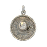 925 Sterling Silver Sombrero Hat Mexico Bracelet Charm