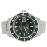 Rolex Submariner 16610 40mm Black Dial Oyster Steel Bracelet 1996 T Serial Watch