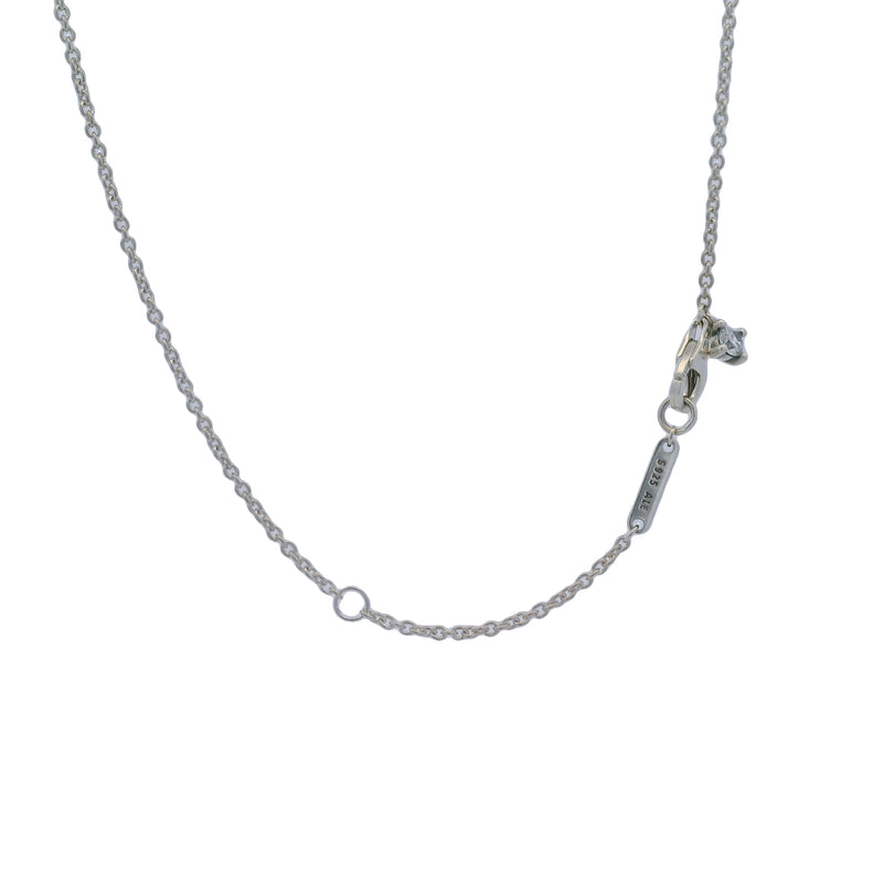 Pandora 925 Sterling Silver Sparkling CZ Red Heart Halo Pendant Collier 18" Necklace