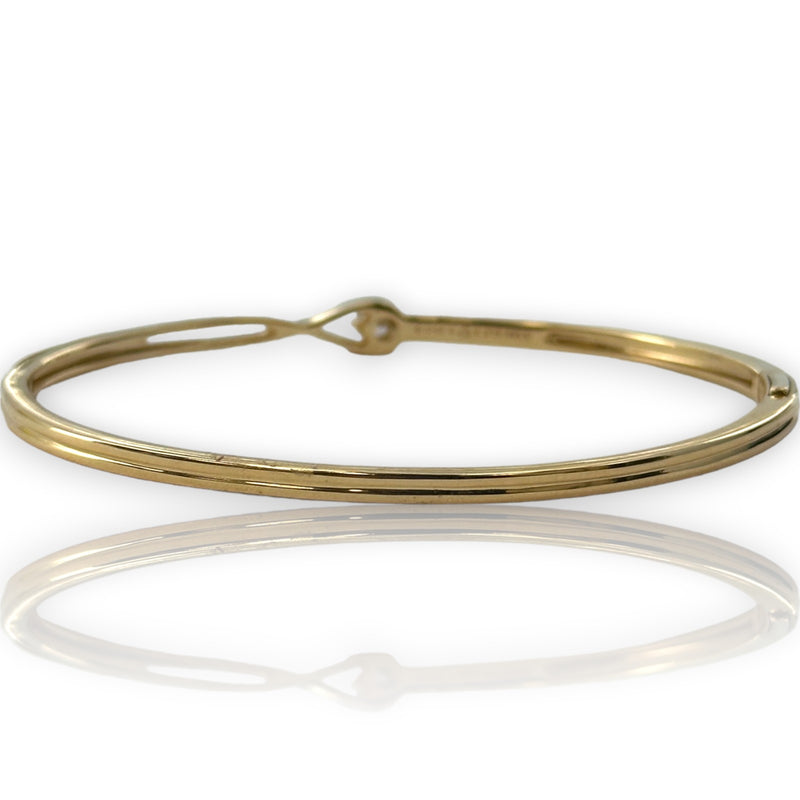Pandora Infinite Lab-grown Diamond Bangle 0.25ct 14k in Yellow Gold