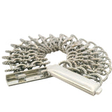 Retired David Yurman Solid 925 Sterling Silver Atlas Chainmail Wide 7.25" Bracelet