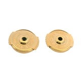 Vintage Mecan Solid 18kt Yellow Gold and 6.7mm AAA Akoya Pearl Secure Stud Earrings