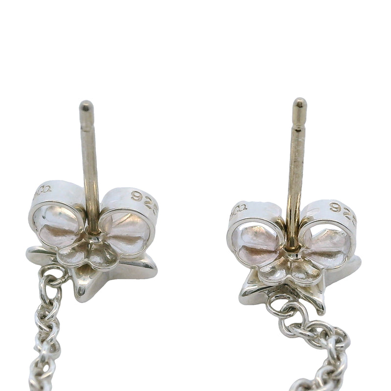 Tiffany & Co Retired 925 Sterling Silver Star Drop/Dangle Lariat Earrings