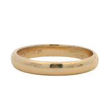 Vintage 1939 Solid 14kt Yellow Gold Stackable Wedding Band Ring Size 13.5