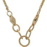 EFFY D'Oro Solid 14kt Yellow Gold and 0.75ctw Diamond Cluster Pave Heart Pendant 18" Necklace