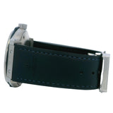 Hublot Classic Fusion Titanium 42mm Blue Dial Date Leather Rubber Watch 542.NX.7170.RX