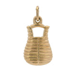 Vintage Solid 14kt Yellow Gold Baseball Catcher's Chest Protection Charm