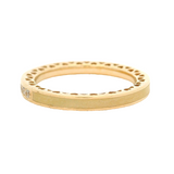 Pandora 14kt Yellow Gold CZ Cubic Zirconia and Enamel Stacking Ring