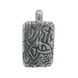 Versani Black Diamond 14K 585 White Gold 18k 750 Charm Pendant