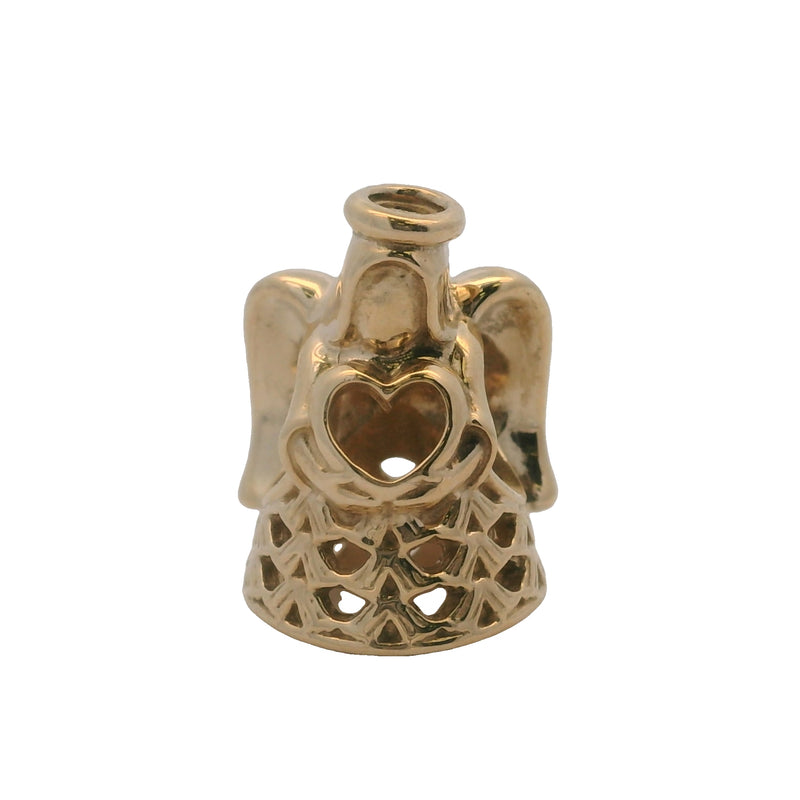 Charm deslizante espaciador de Ángel de la Gracia de Pandora en oro amarillo macizo de 14 kt (retirado)