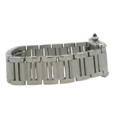 Tank Must De Cartier 4322 Small 29.5mm x 22mm White Dial Steel Quartz Watch