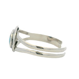 Carolyn Pollack 925 Sterling Silver Relios Multi-Stone Inlay Cuff 6.5" Bracelet