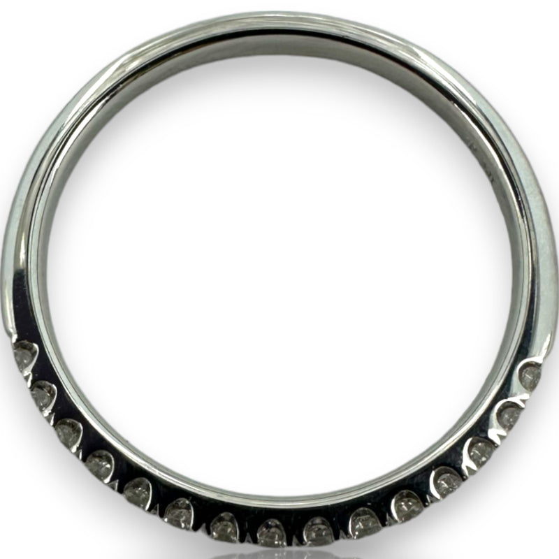 Bony Levi 18kt White Gold and Diamond Half-Eternity Wedding Anniversary Band Size 7