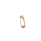 Vintage Solid 14kt Yellow Gold 1" Tie Bar Pin