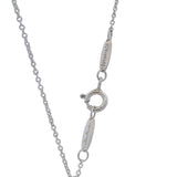 Elsa Peretti for Tiffany & Co Starfish 16" Pendant Necklace in 925 Sterling Silver with 0.04ct Diamond Center Made in Spain
