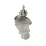 925 Sterling Silver and Turquoise Native American Flower and Leaves Pendant