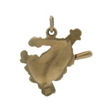 Vintage Solid 14kt Yellow Gold NY San Fran Giants Baseball Team Mascot Charm