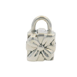 Retired Tiffany & Co Solid 925 Sterling Silver Gift Box Padlock Charm Pendant