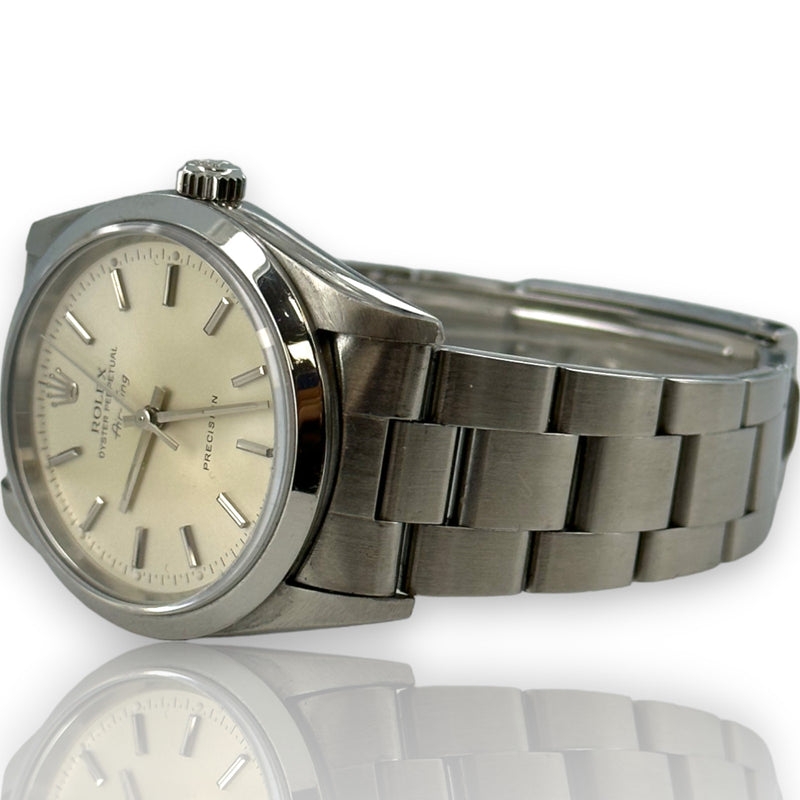 Rolex Air King 14000 1996 34mm Smooth Bezel Stainless Steel Watch
